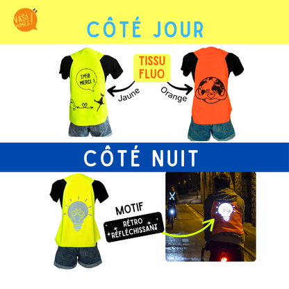 Gilet fluo réversible - La seule chaîne qui nous libère