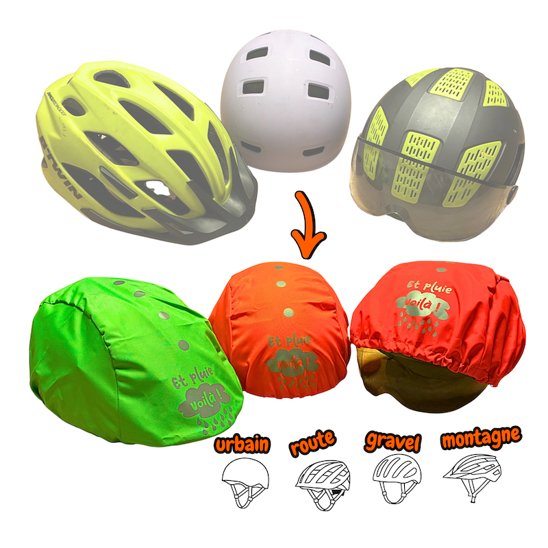 Couvre casque imperméable - Vasi'Tufrizz Bleu