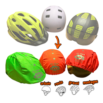 Couvre casque imperméable - Vasi'Tufrizz Bleu