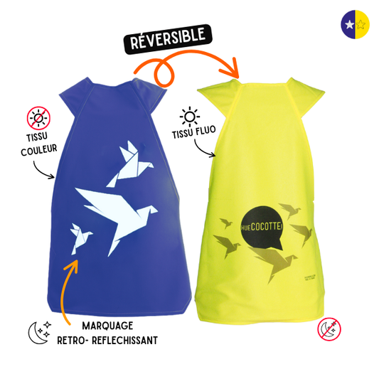Gilet fluo réversible - Hue Cocotte