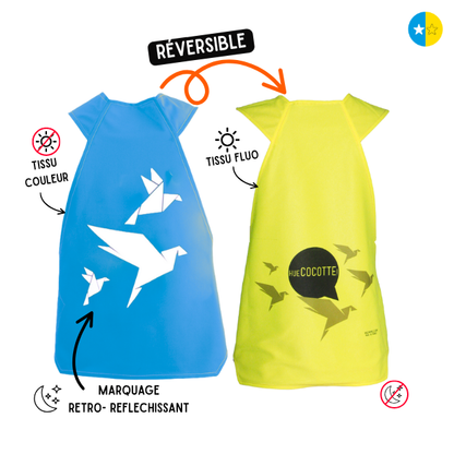Gilet fluo réversible - Hue Cocotte