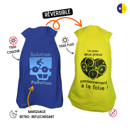Gilet fluo réversible - Solution & Coeur