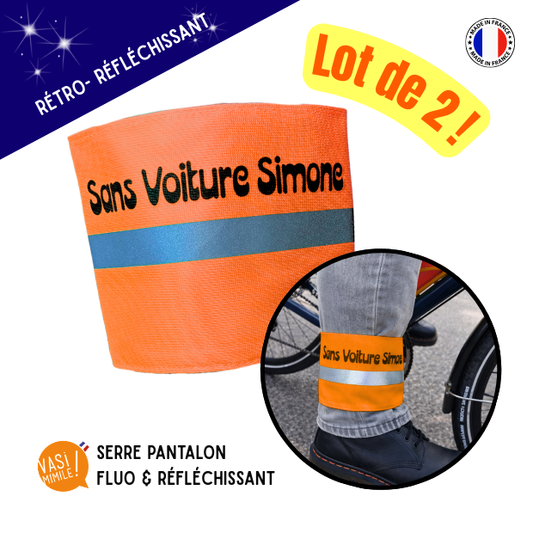 Lot de 2 Serre-pantalons - Simone