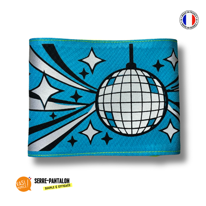 Serre pantalon fantaisie réfléchissant - Disco