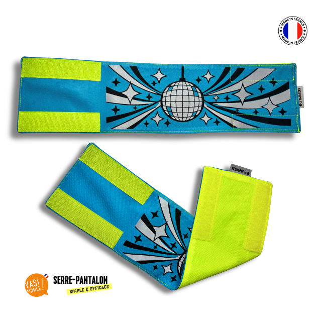 Serre pantalon fantaisie réfléchissant - Disco